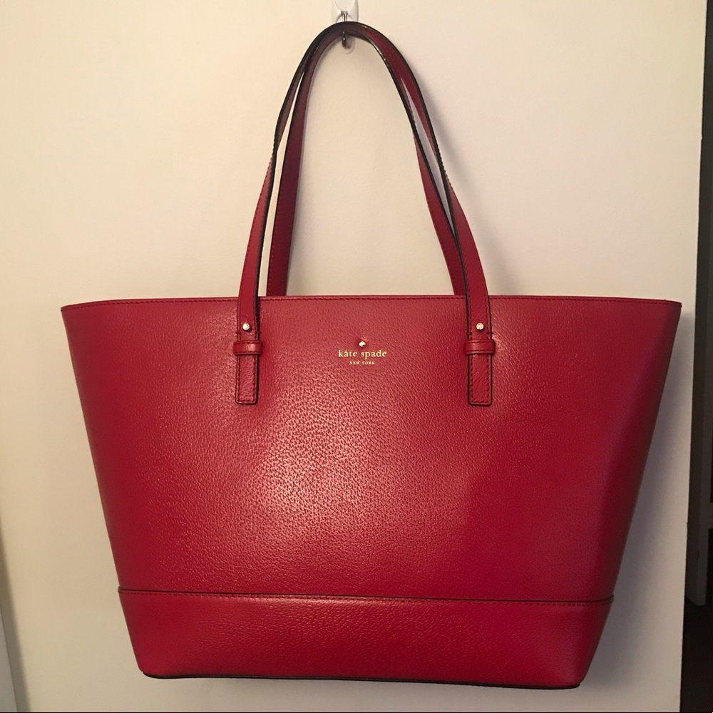 Large Red Kate Spade Purse